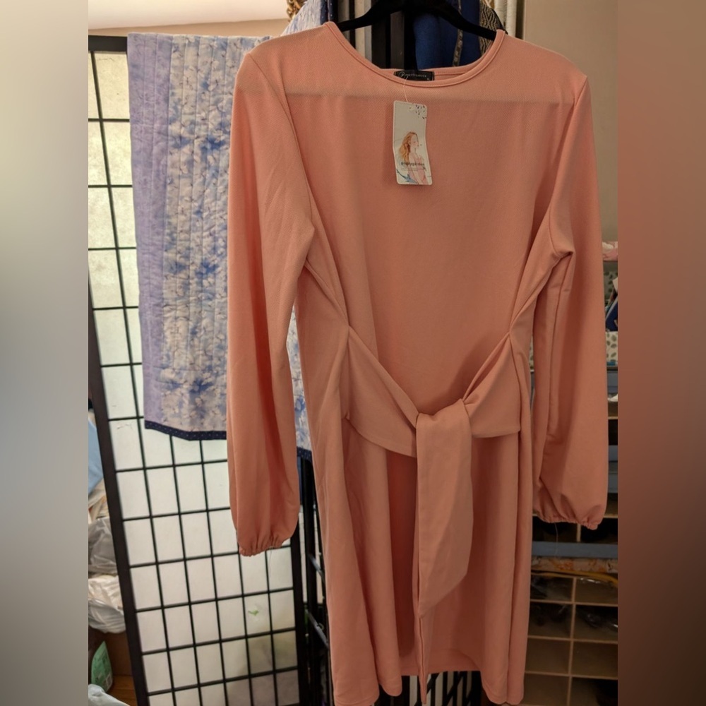 Front tie dress-new with tags